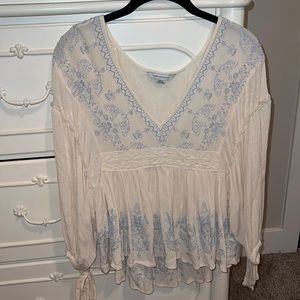 American Eagle bohemian blouse